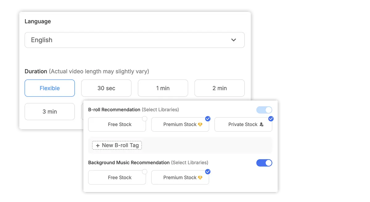Fine-tune your Visla Idea to Video by customizing voiceover, pacing, visuals, and format to match your style.
